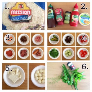 20 Plus Mix and Match Pizza Toppings plus a FREE Printable