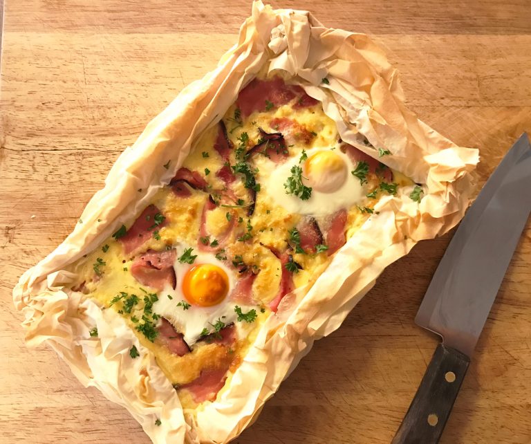 Triple Smoked Ham & Egg Filo Tart - This Is Cooking for Busy MumsThis ...